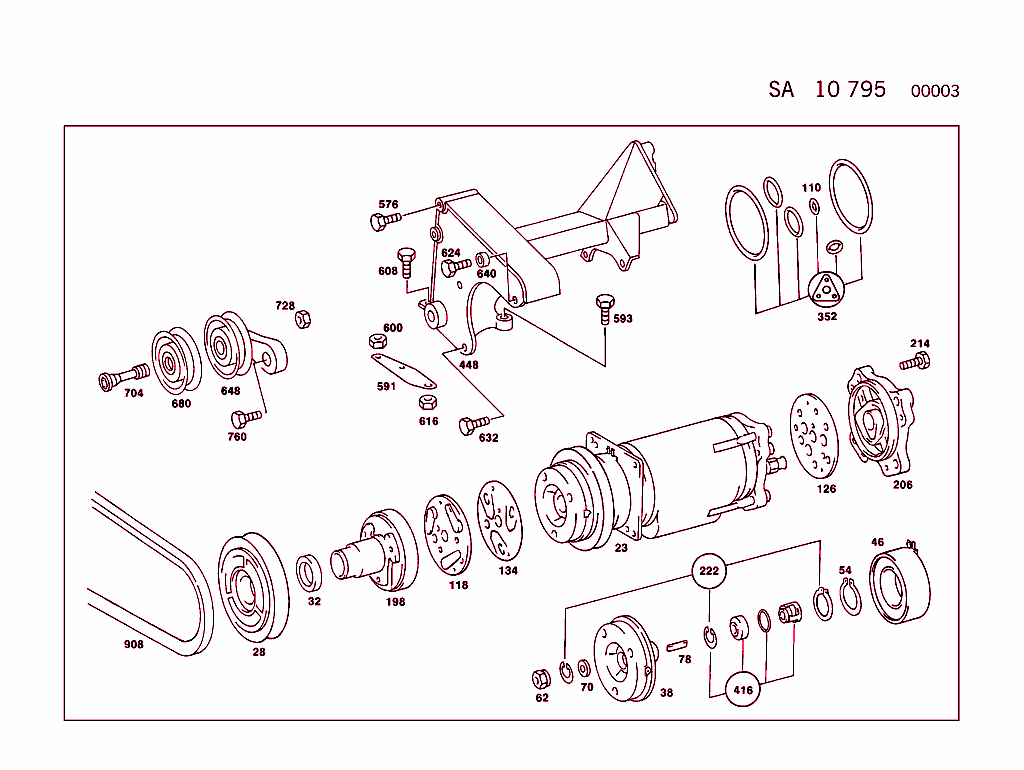 Refrigerant Compressor With Support