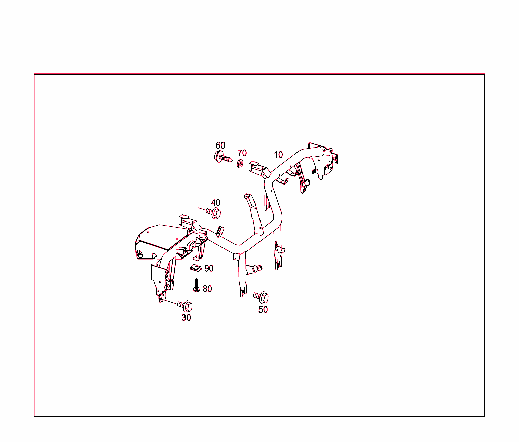 Cross Member Below Instrument Panel