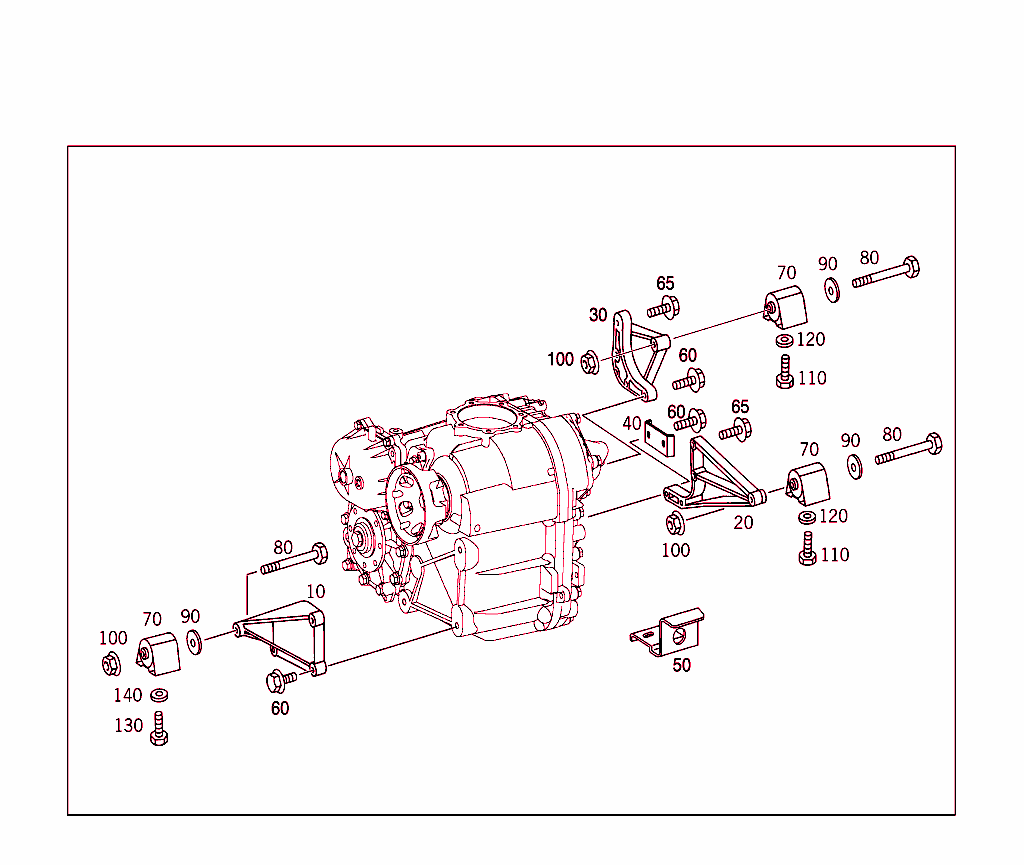 Transfer Case Suspension & Shifting Mechanism