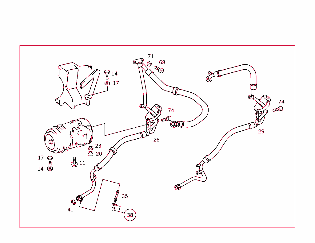 Refrigerant Compressor Attachment Parts