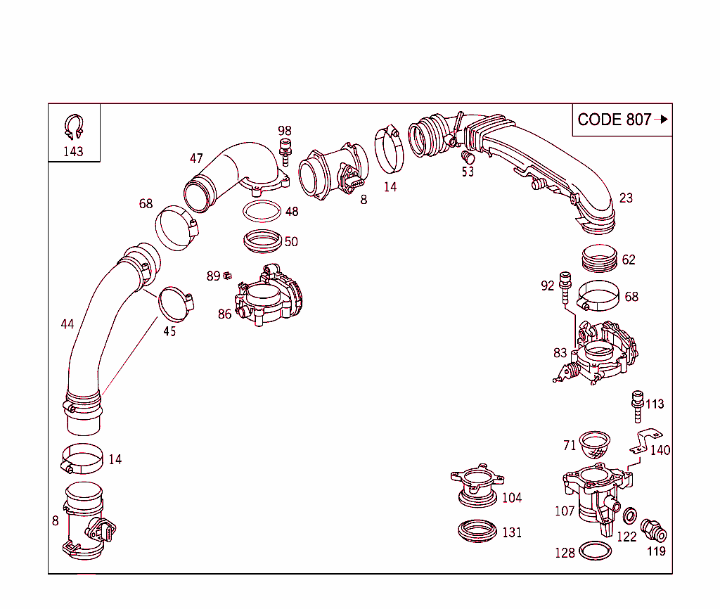 Air-Mass Sensor,Throttle Valve Actuator; Used With Motronic