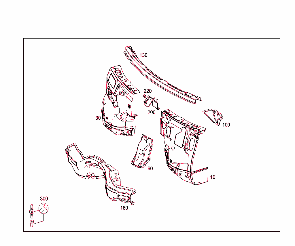 Fire Wall And Connection Parts