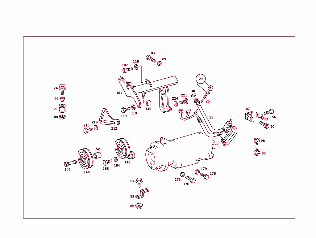 Refrigerant Compressor Attachment Parts