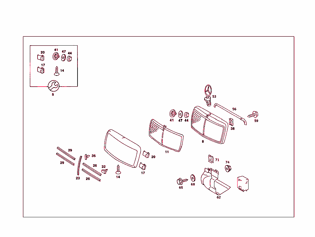 Radiator Grille Shell