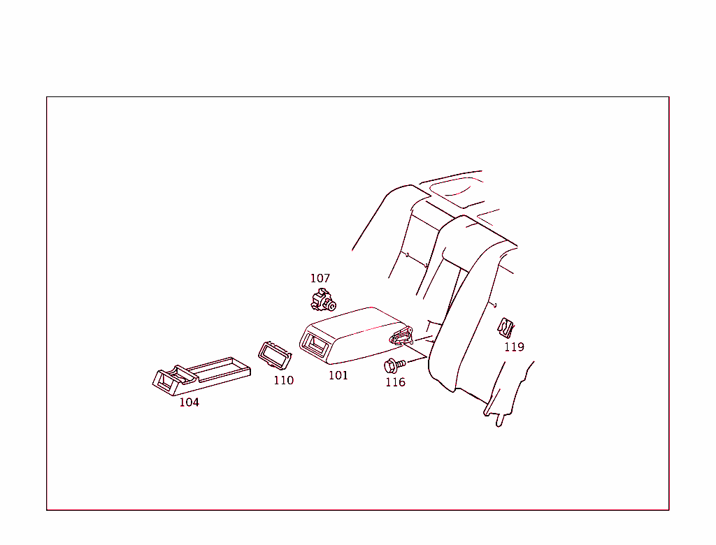 Rear Seat Cushion,Rear Backrest