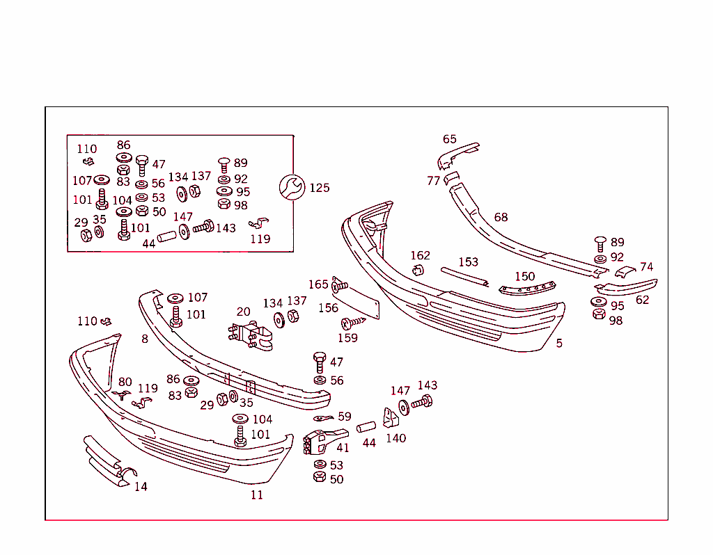 Parachoques delantero