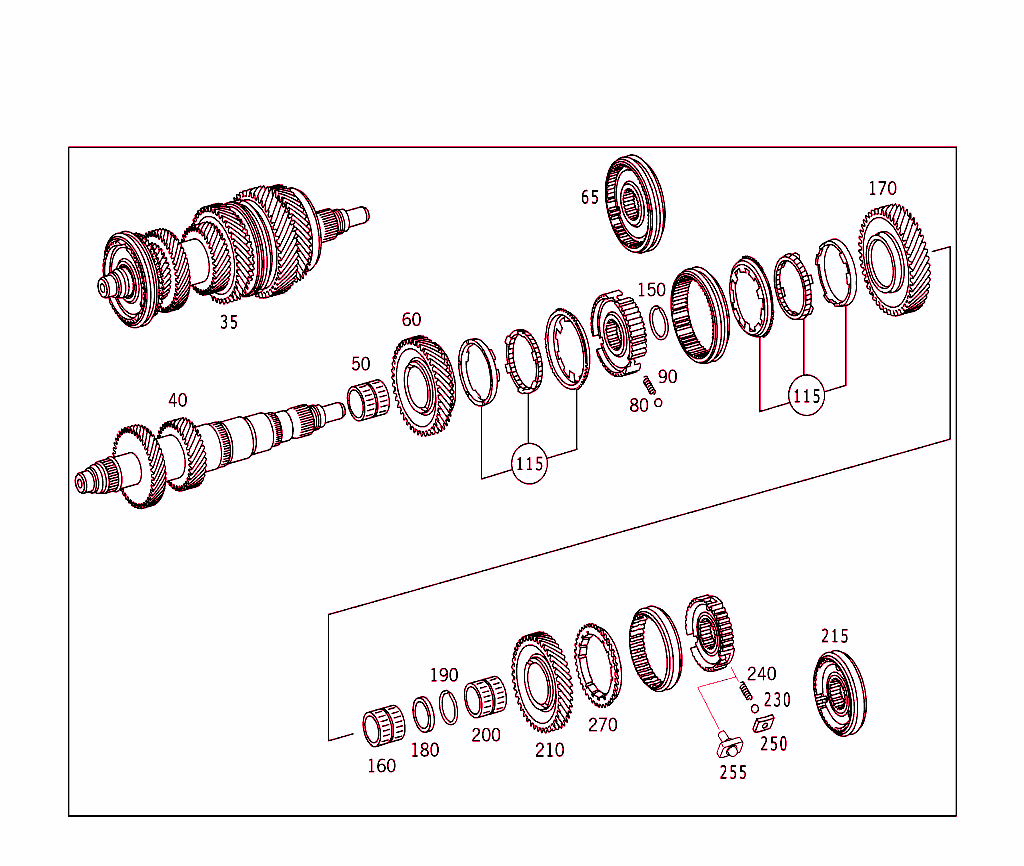 Transmission Shafts And Gears
