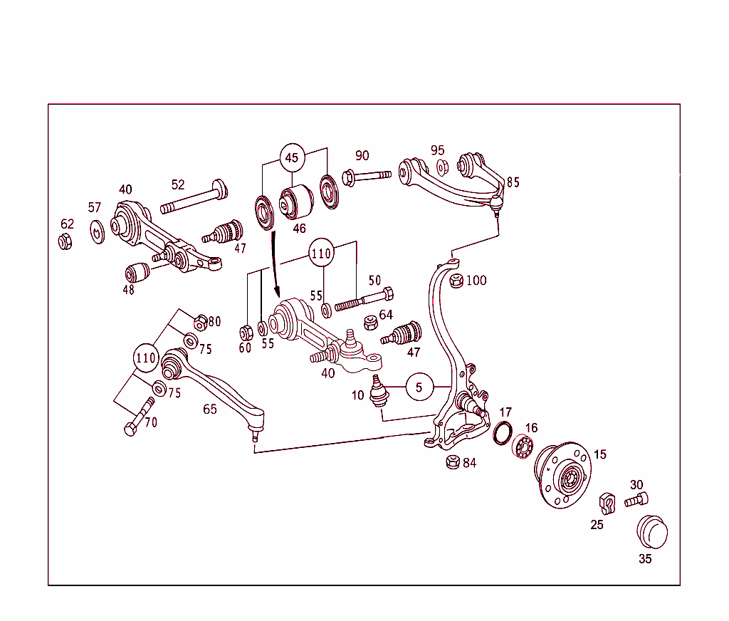 Steering Knuckle And Control Arm