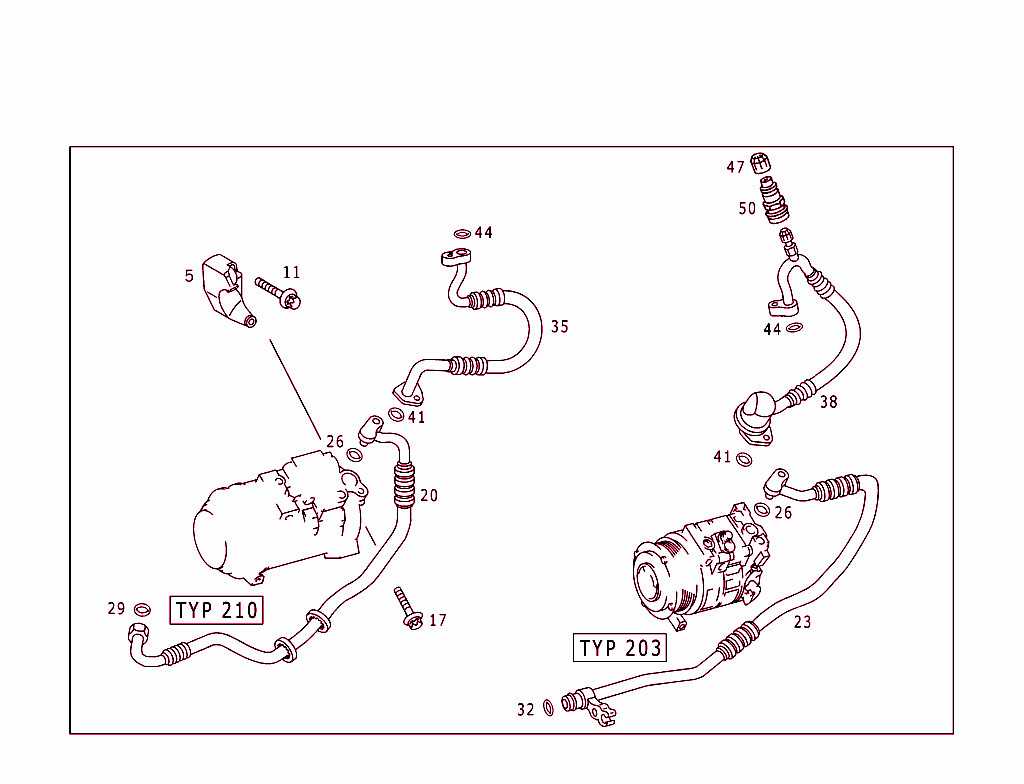Refrigerant Compressor Attachment Parts