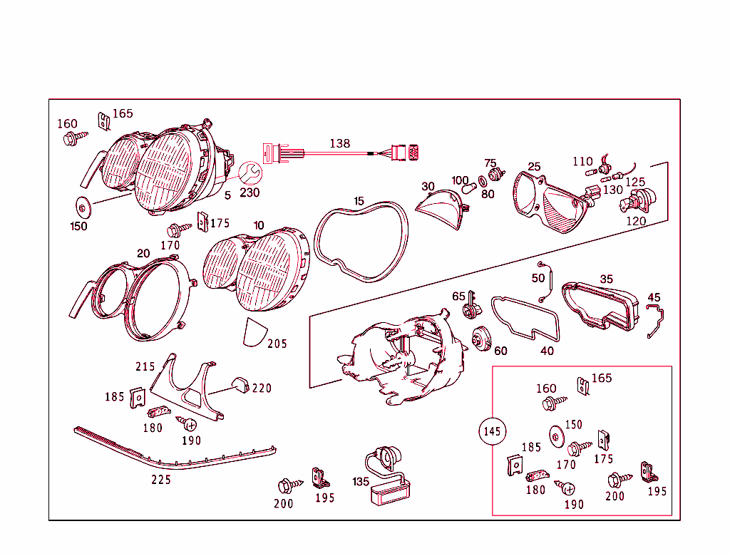 Lighting Unit,Foglamp,And Additional Blinker Lamp