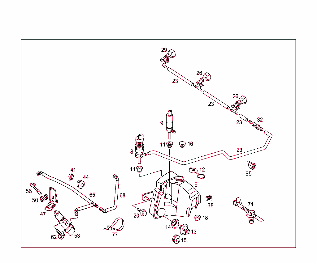 Pane Washer,Headlamp Wiper/Washer