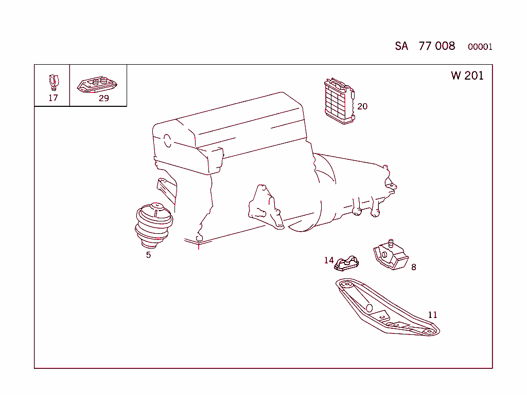 Chassis Parts For Installation Of Engine In Amg Vehicles