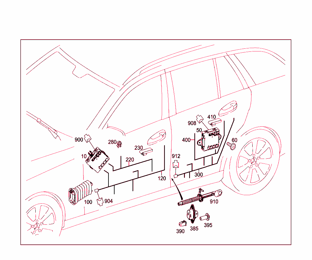 Door Wiring Harness And Door Cont.unit