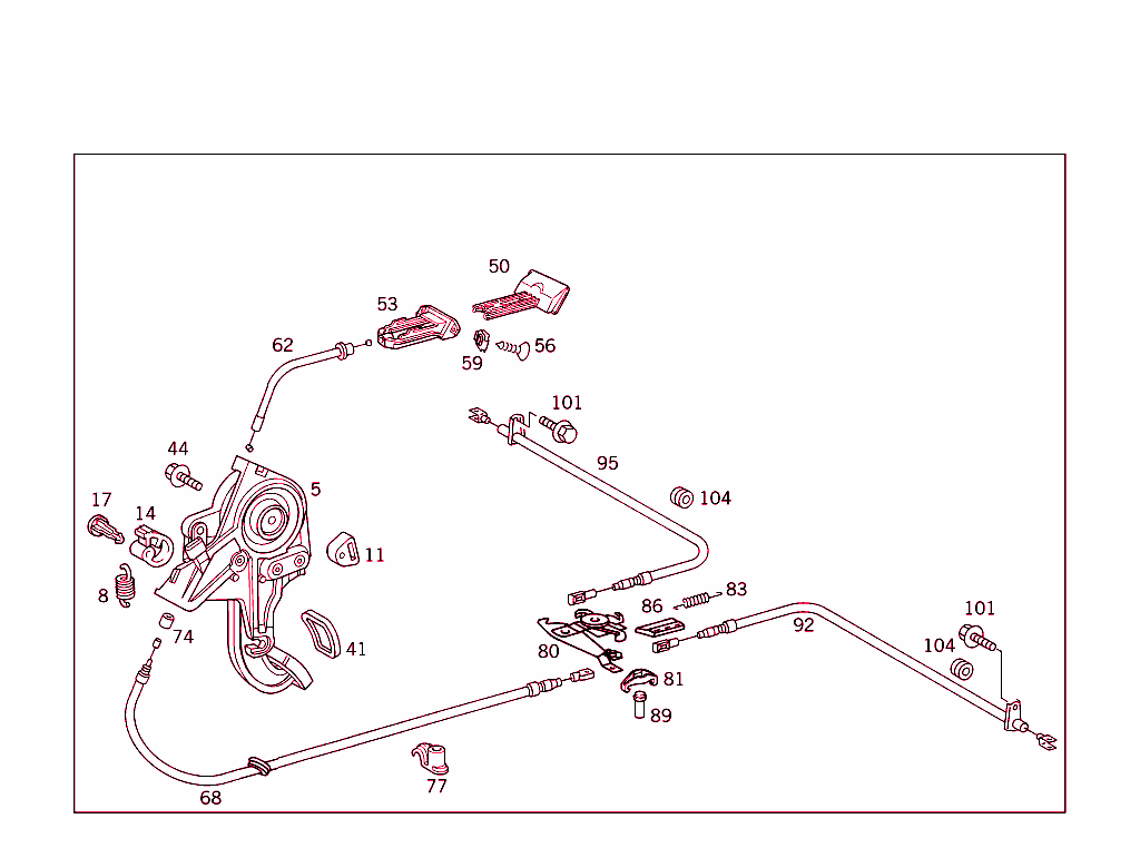 Foot Operated Parking Brake