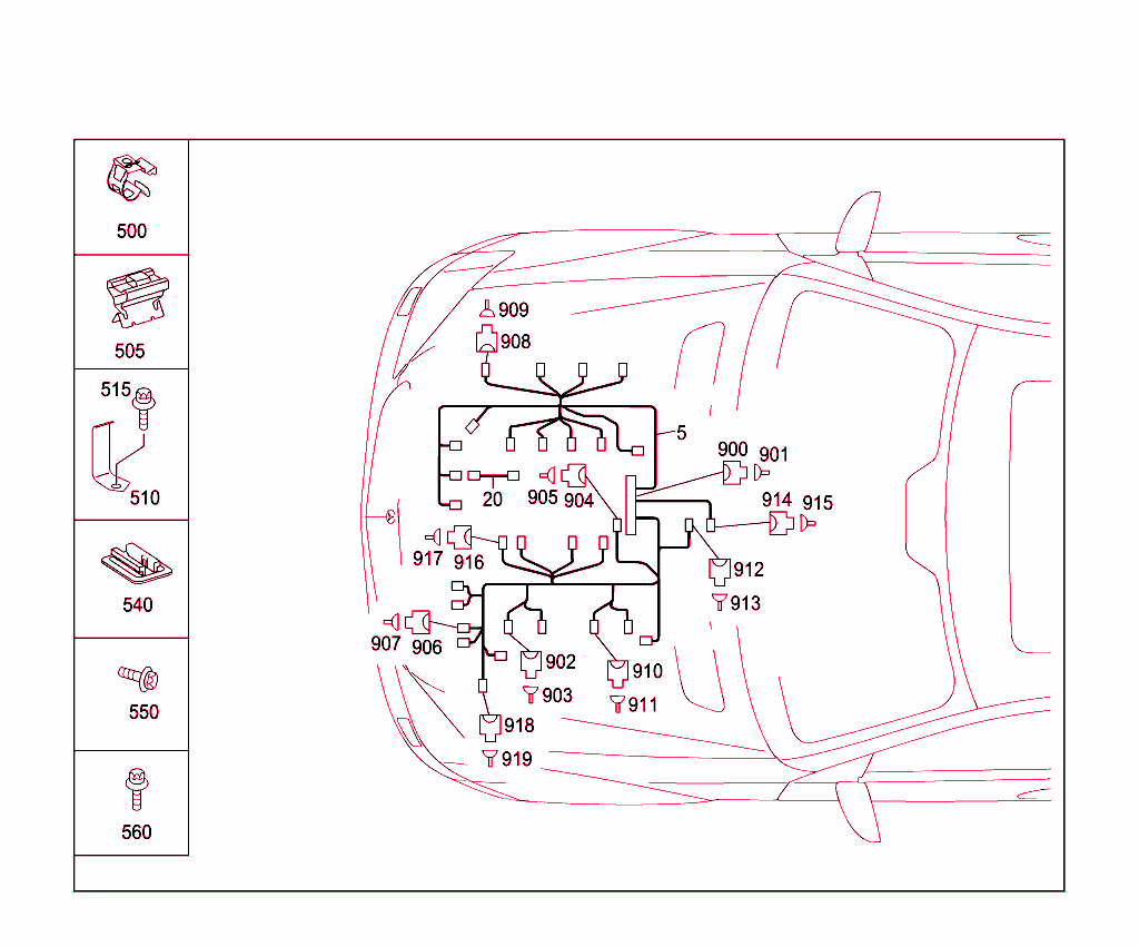 Engine Cable Harness