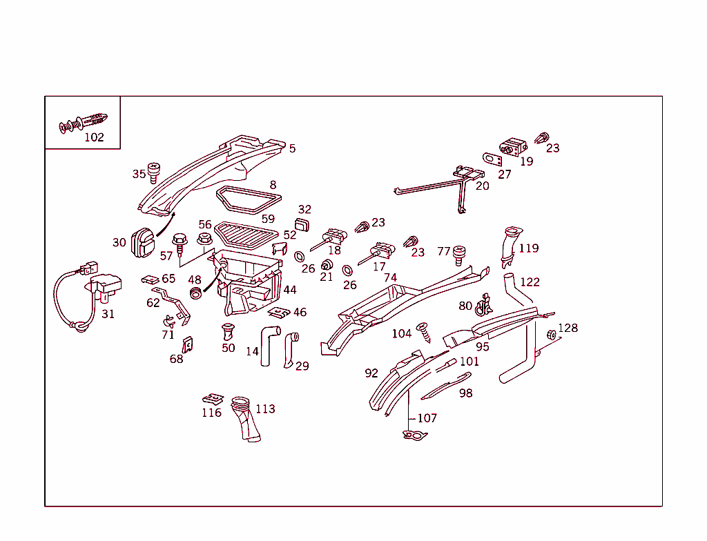 Water Baffle With Intake Shell