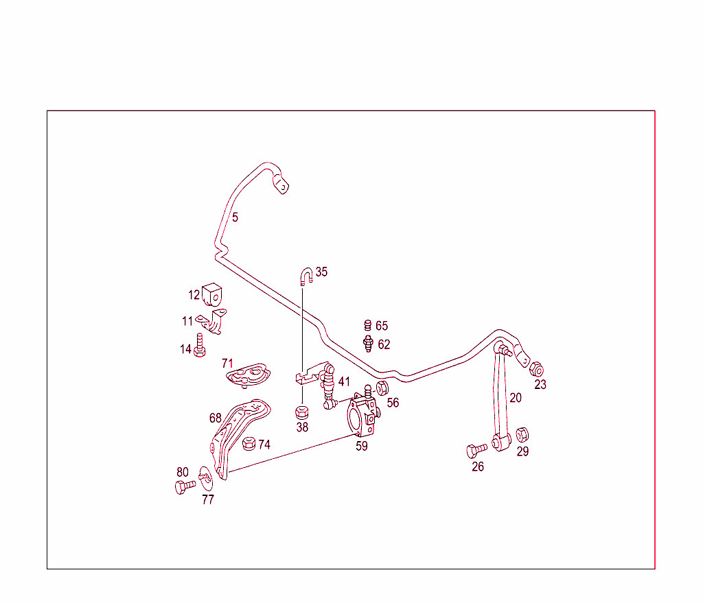 Rear Torsion Bar & Height Control Valve Used Self-Levellingdevice
