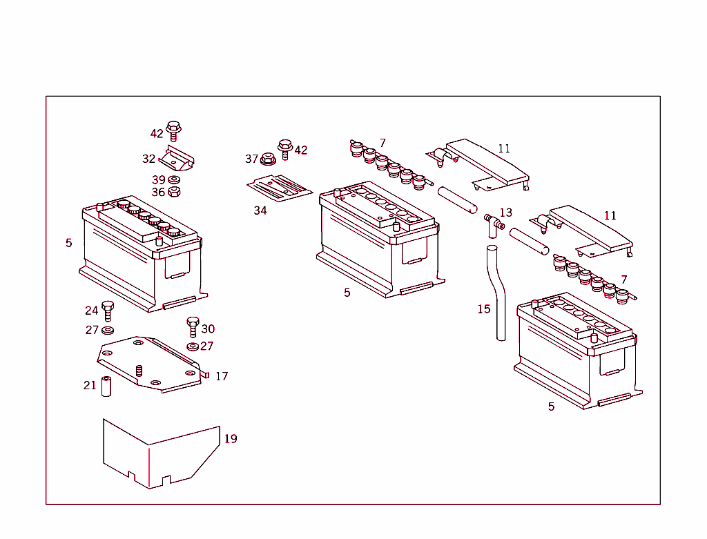Battery,Starter/Alternator Cable