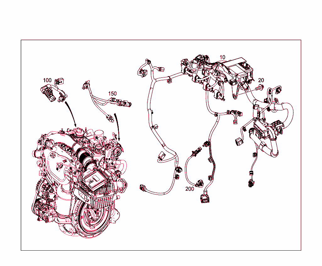 Engine Cable Harness