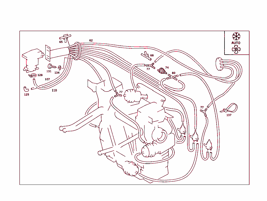 Vacuum Parts Used W/Air Conditioning Automatics