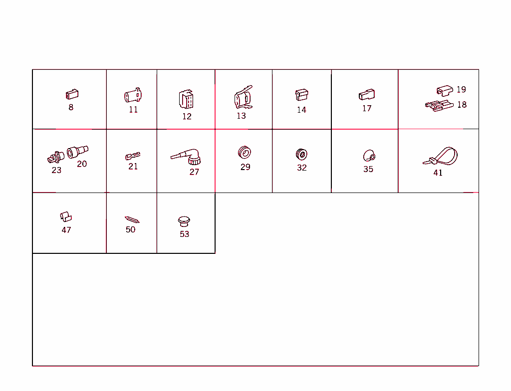 Loom Ties, Contact And Mounting Parts