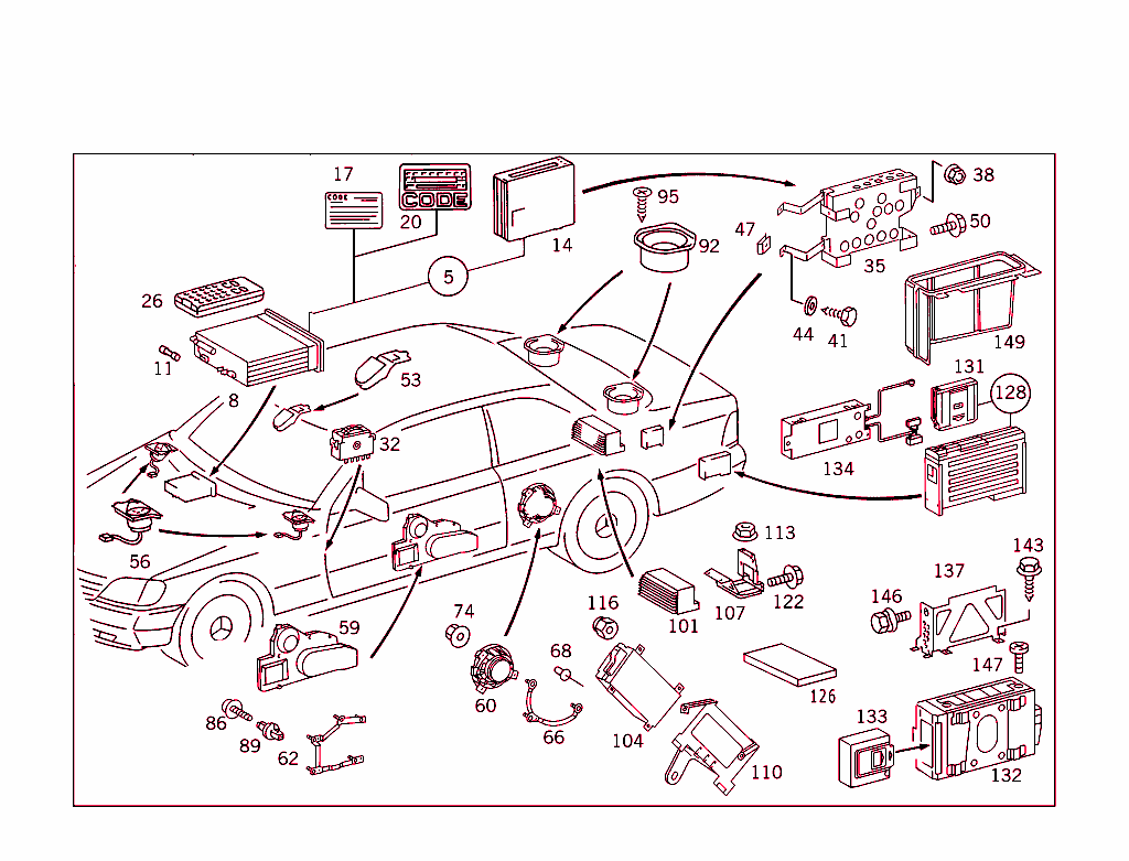 Radio Set, Remote Control, Amplifier, Cd-Player, Loudspeaker