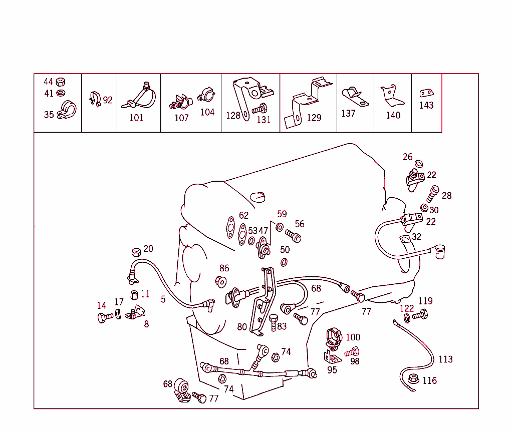 T.d.c. Sender Unit,Position Sender Unit,Knock Sensor,And Ground Strap