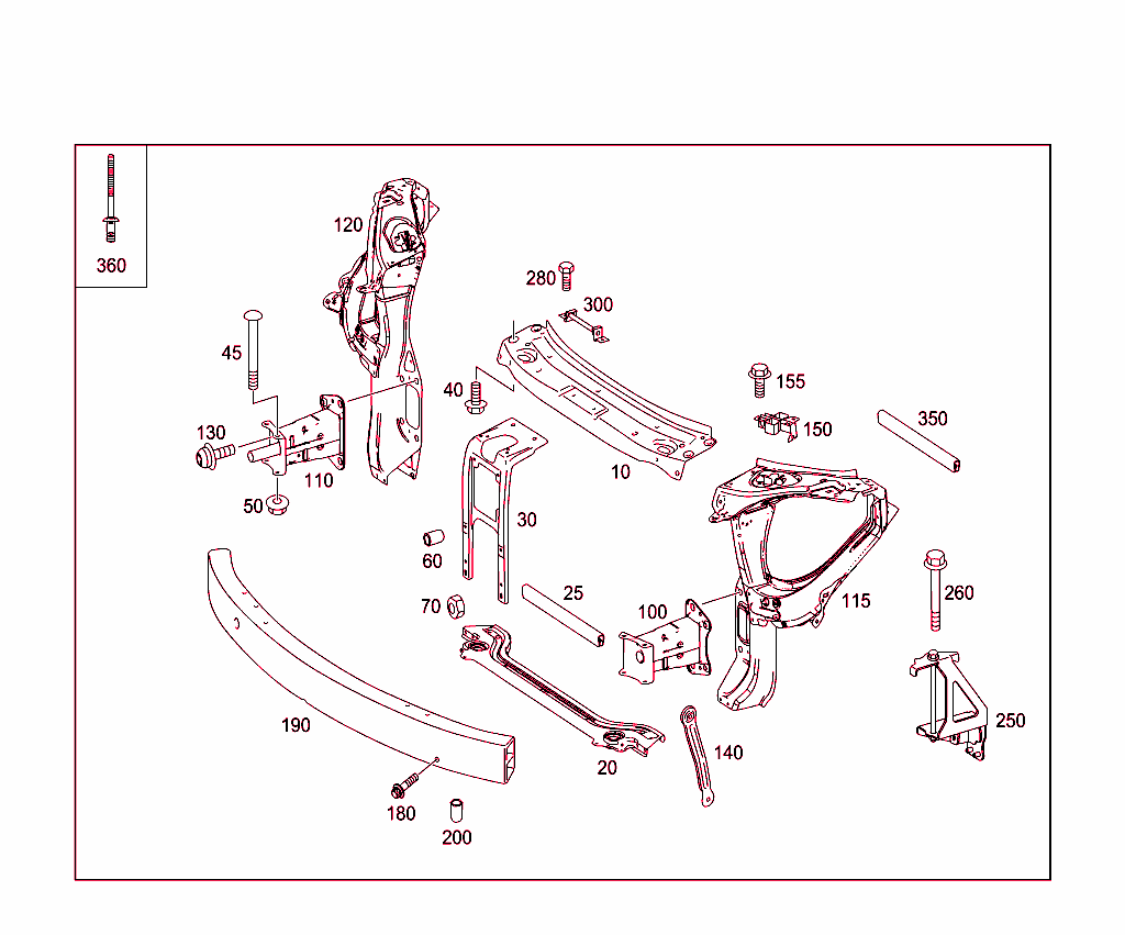 Front Stiffening And Radiator Support