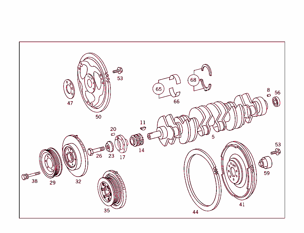 Crankshaft And Flywheel