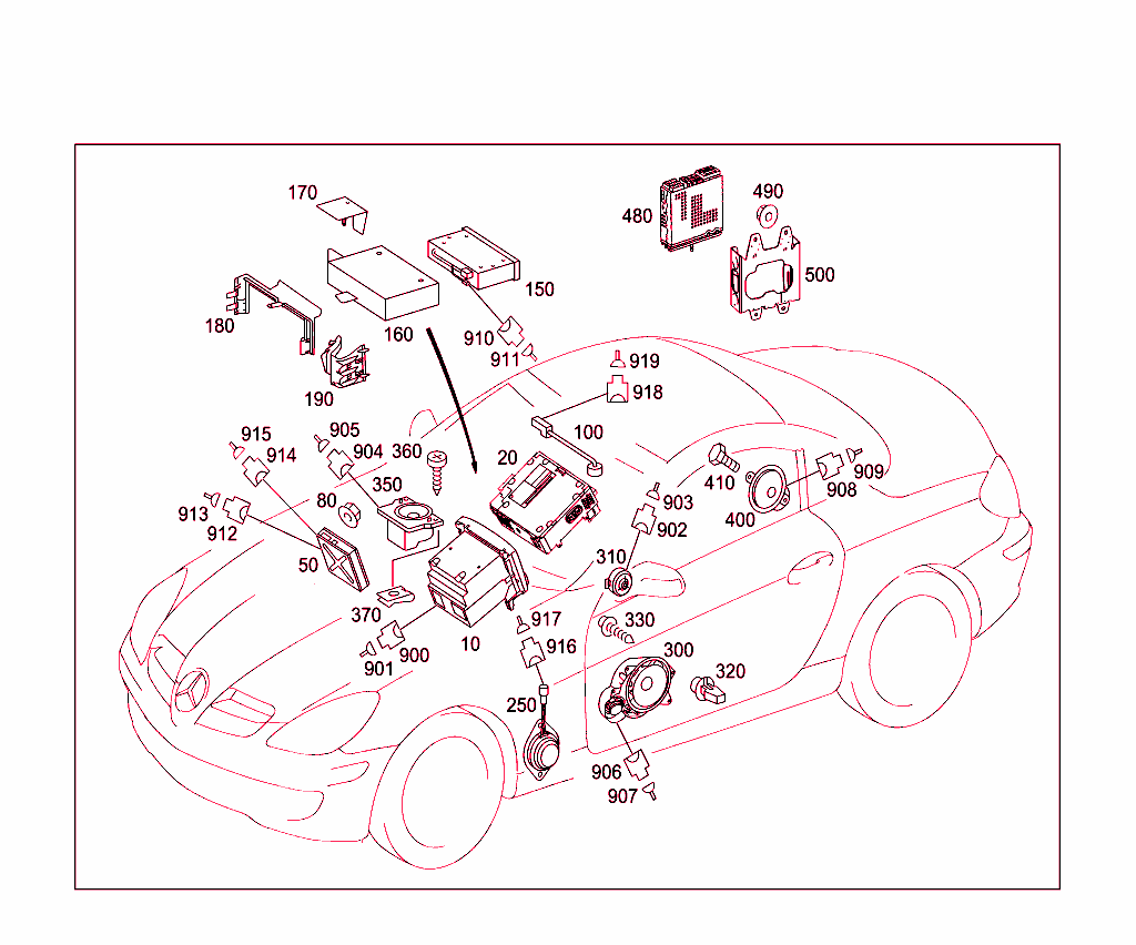 Radio Set, Remote Control, Amplifier, Cd-Player, Loudspeaker