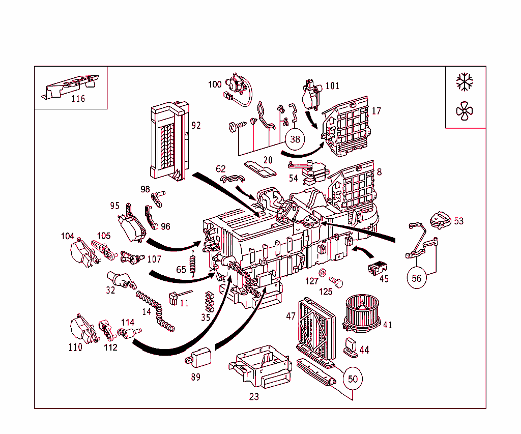 Heater Case With Blower