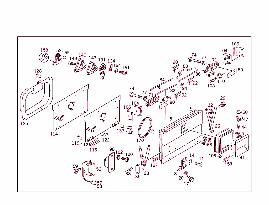 Open Type Vehicle Tailgate