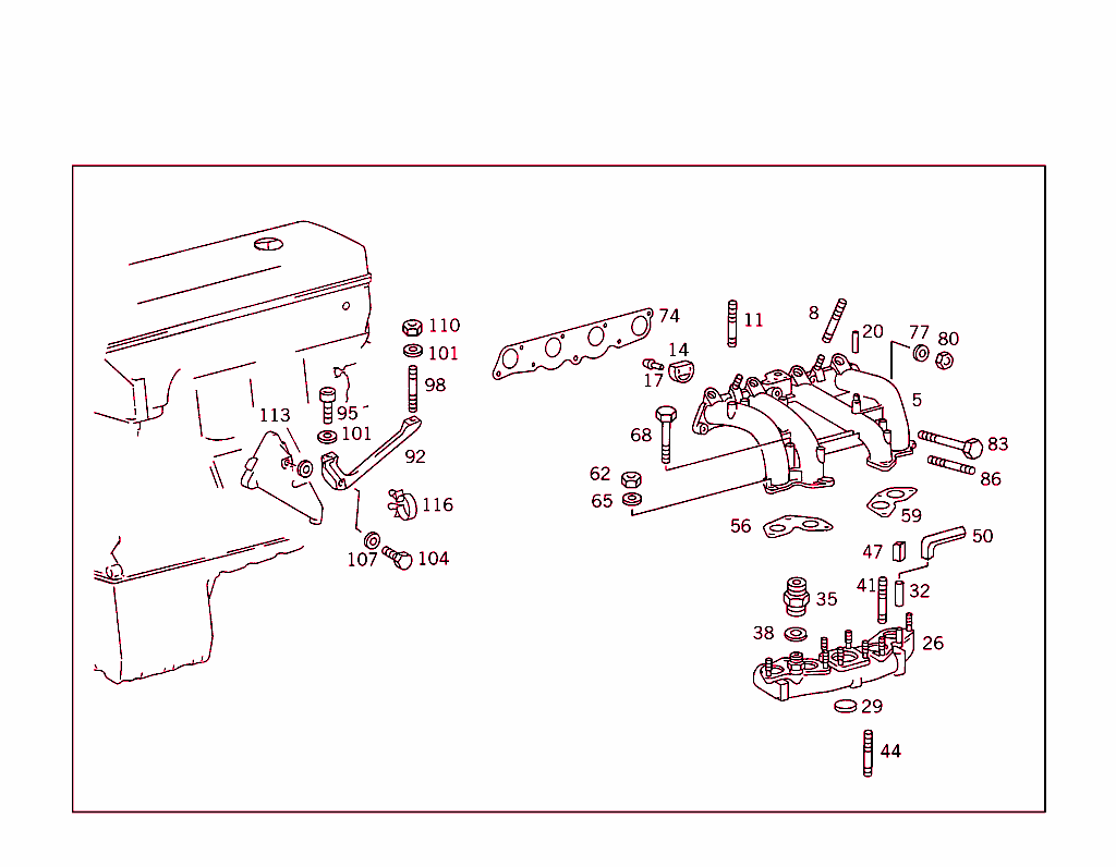 Injection Engine Intake Manifold