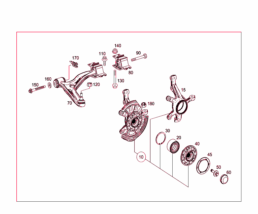 Steering Knuckle And Control Arm