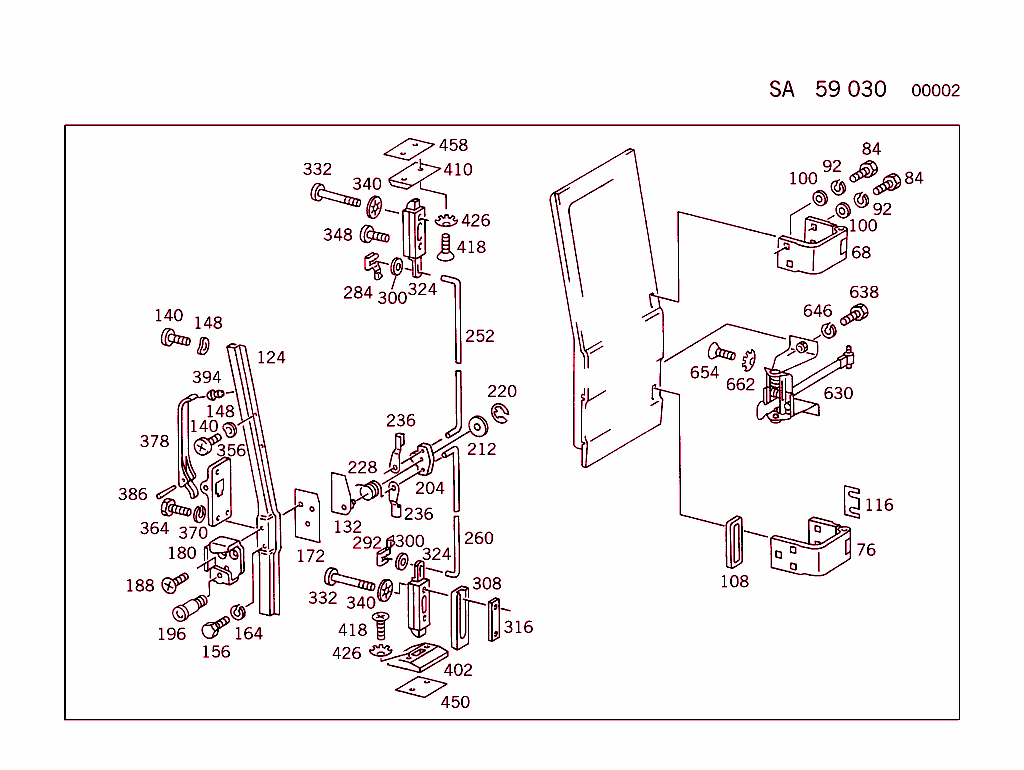 Rear Panel Door,Two-Wing