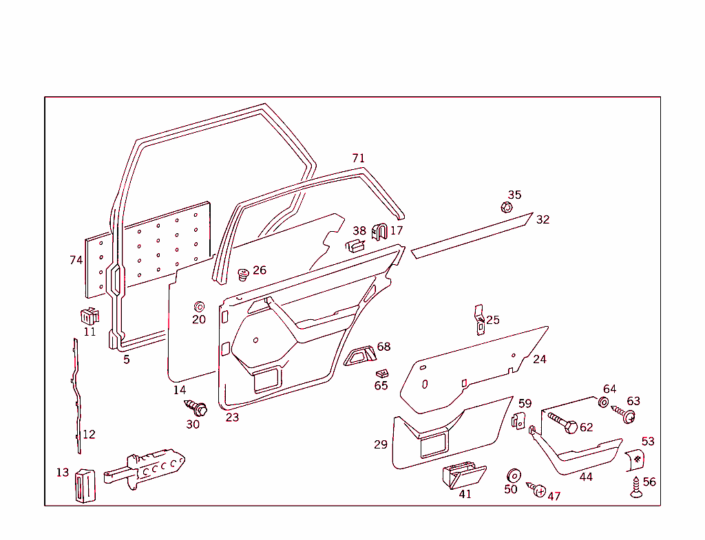 Central Door Panelling