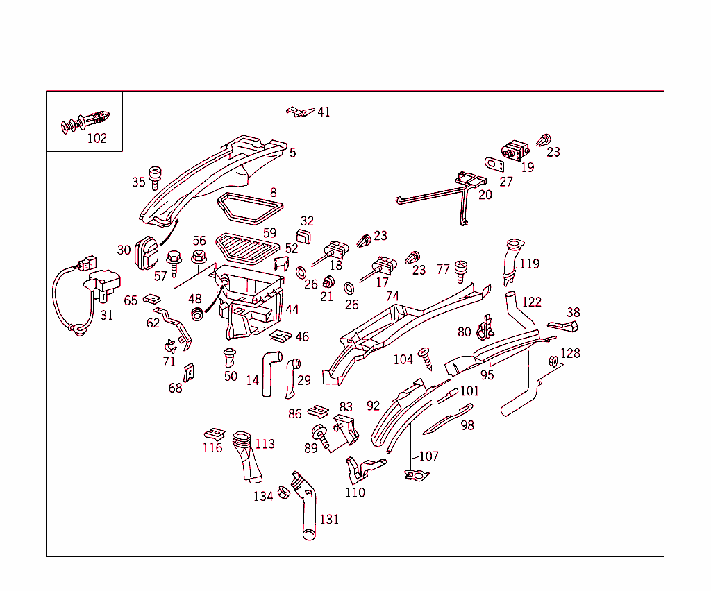 Water Baffle With Intake Shell