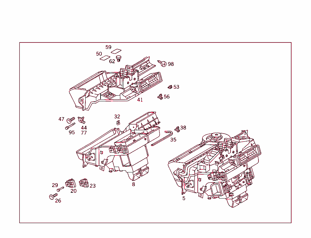 Heater Case With Blower