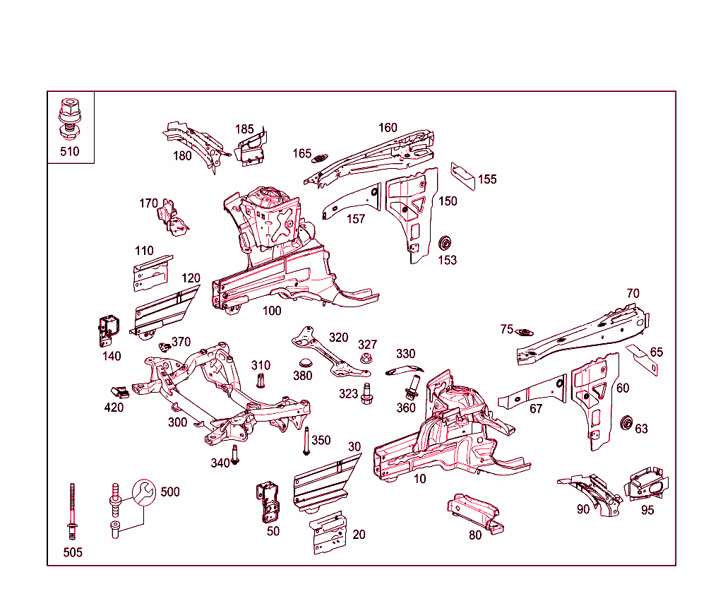 Wheelhouse,Front Subframe