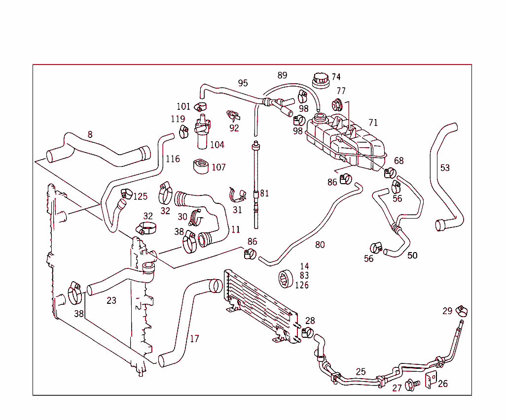 Expansion Tank,Mounting And Hoses