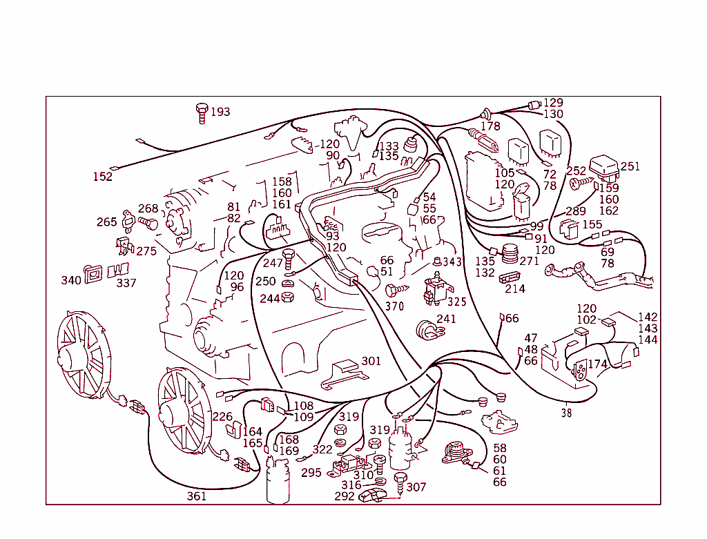 Engine Cable Harness,Body Mounted