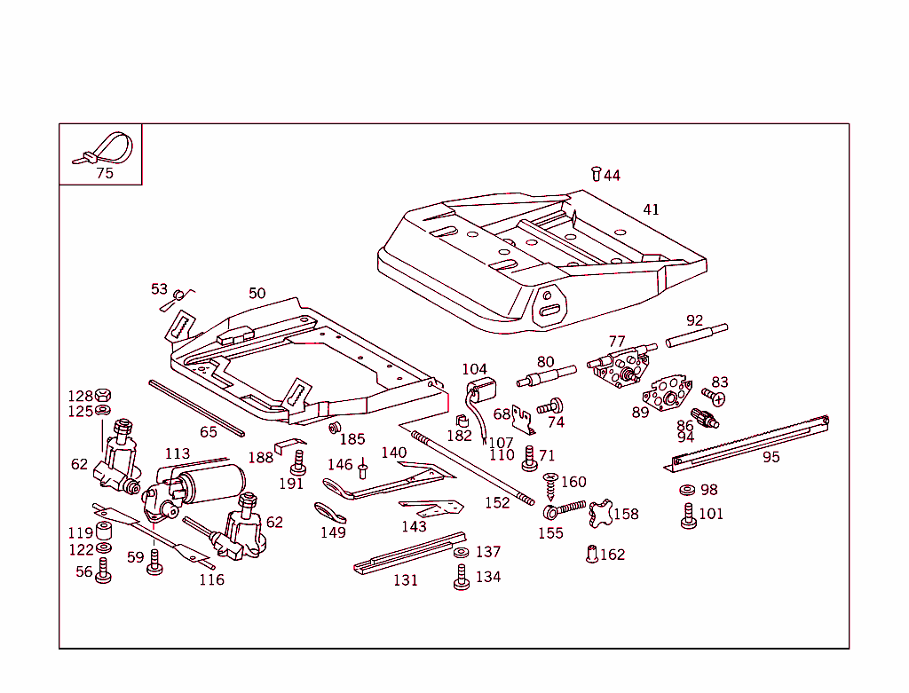 Front Seat,Luggage Net,And Headrest