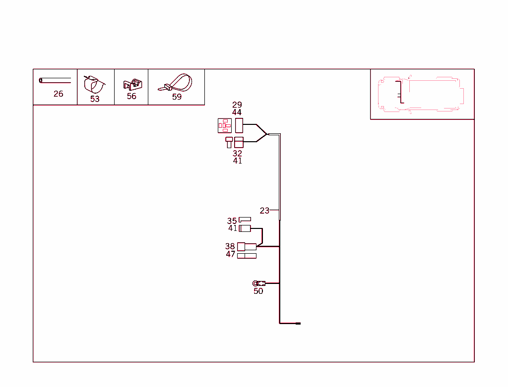Electric Cables Used For Extra Equipment In Cowl