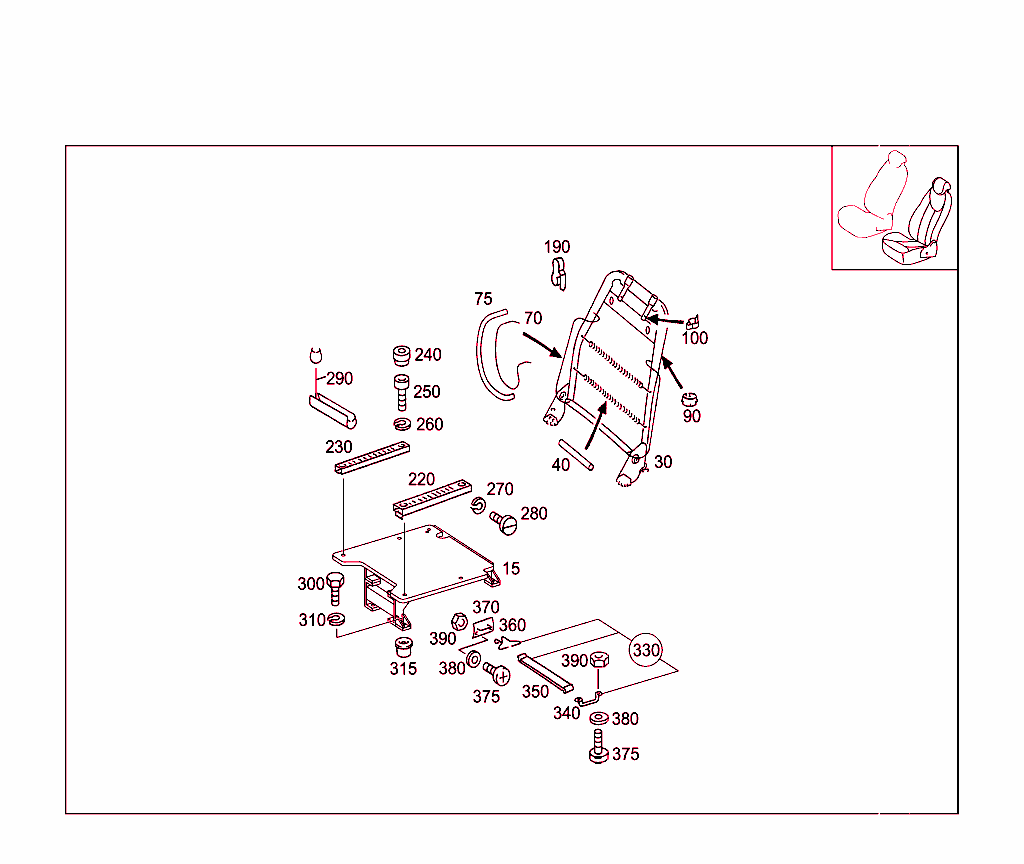 Left Rear Single Seat