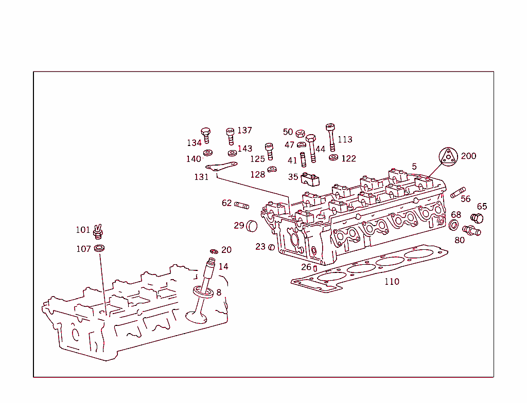 Cylinder Head & Gasket Kit