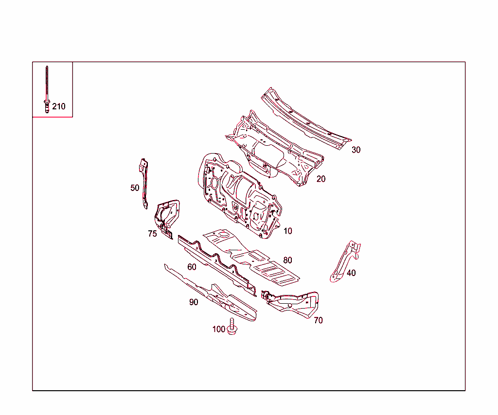 Fire Wall And Connection Parts
