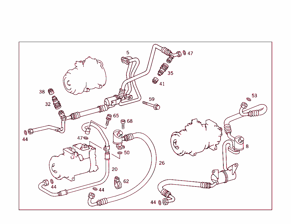 Refrigerant Compressor Attachment Parts