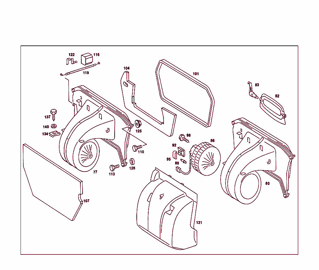 Heater Case With Blower