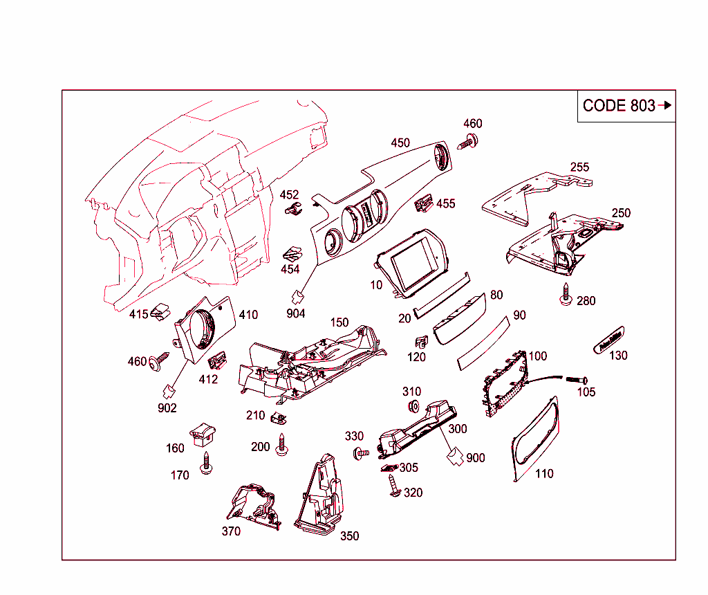 Detachable Components,Instrument Panel