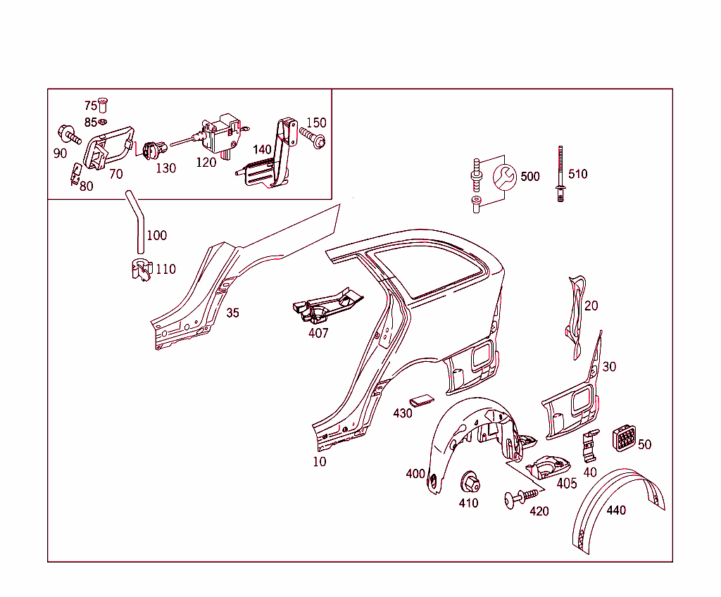 Guardabarros trasero